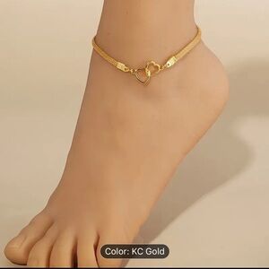 Gold ankle